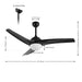 JYL9717A Lighting/Ceiling Lights/Ceiling Fans