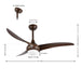 JYL9718D Lighting/Ceiling Lights/Ceiling Fans