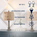JYL4052A-SET2 Lighting/Lamps/Table Lamps