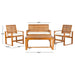 FOX6007A Outdoor/Patio Furniture/Patio Conversation Sets