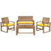 FOX6007B Outdoor/Patio Furniture/Patio Conversation Sets