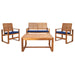 FOX6007C Outdoor/Patio Furniture/Patio Conversation Sets