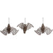 HHWOOD3BAT-1BR Holiday/Halloween/Halloween Indoor Decor