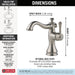 597LF-SSMPU Bathroom/Bathroom Sink Faucets/Single Hole Sink Faucets