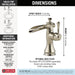 598LF-PNMPU Bathroom/Bathroom Sink Faucets/Single Hole Sink Faucets