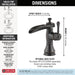598LF-RBMPU Bathroom/Bathroom Sink Faucets/Single Hole Sink Faucets