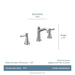 T6405 Bathroom/Bathroom Sink Faucets/Widespread Sink Faucets