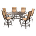 MANDN7PC-BR Outdoor/Patio Furniture/Patio Bar Furniture