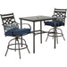 MCLRDN3PCBRSW2-NVY Outdoor/Patio Furniture/Patio Dining Sets