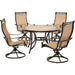 MONACO5PCSW Outdoor/Patio Furniture/Patio Dining Sets