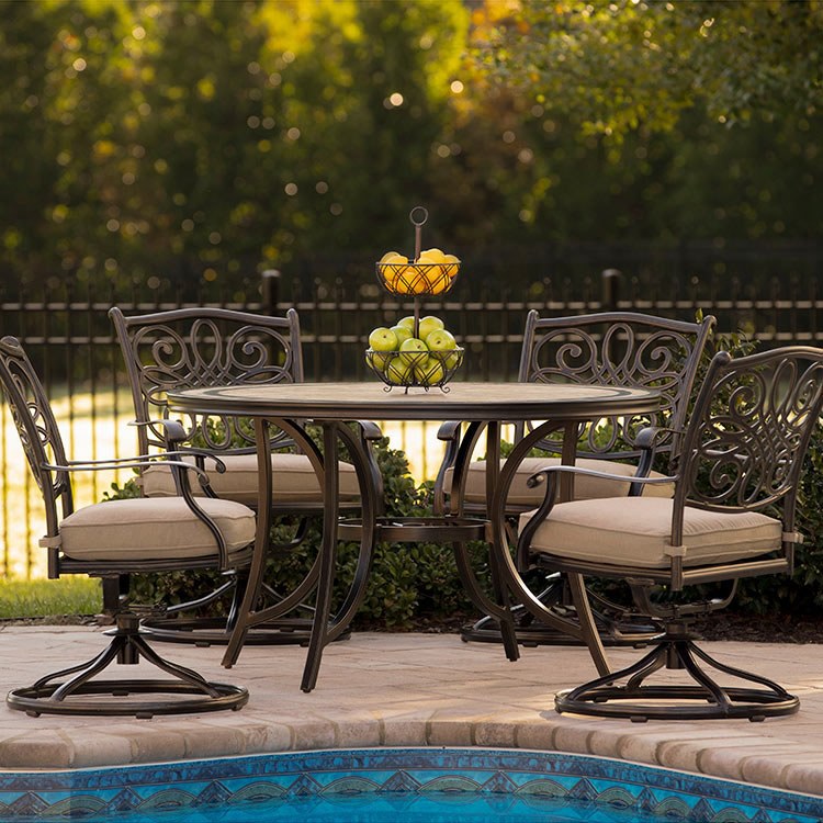 Product Image: MONDN5PCSW-4 Outdoor/Patio Furniture/Patio Dining Sets
