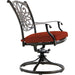 TRADDN5PCSW-RED Outdoor/Patio Furniture/Patio Dining Sets
