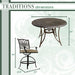 TRADDN7PCBR Outdoor/Patio Furniture/Patio Dining Sets