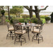 TRADDN7PCBR Outdoor/Patio Furniture/Patio Dining Sets