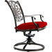TRADDN7PCSW6-RED Outdoor/Patio Furniture/Patio Dining Sets