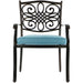TRADDN9PC-BLU Outdoor/Patio Furniture/Patio Dining Sets