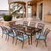 TRADDN9PCG-BLU Outdoor/Patio Furniture/Patio Dining Sets