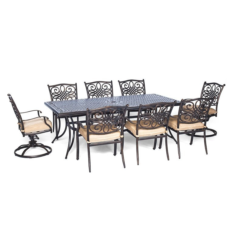 Product Image: TRADDN9PCSW-2 Outdoor/Patio Furniture/Patio Dining Sets