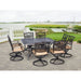 TRADDN9PCSWSQ-8 Outdoor/Patio Furniture/Patio Dining Sets