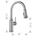 442500 Kitchen/Kitchen Faucets/Pull Down Spray Faucets