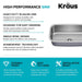 KBU14 Kitchen/Kitchen Sinks/Undermount Kitchen Sinks
