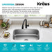 KBU14 Kitchen/Kitchen Sinks/Undermount Kitchen Sinks