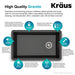KGU-55BLACK Kitchen/Kitchen Sinks/Undermount Kitchen Sinks