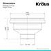PST1-BL Parts & Maintenance/Kitchen Sink & Faucet Parts/Kitchen Sink Drains