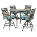 MCLRDN5PCBR-BLU Outdoor/Patio Furniture/Patio Dining Sets