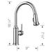 442501 Kitchen/Kitchen Faucets/Pull Down Spray Faucets