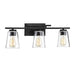 8-1020-3-BK Lighting/Wall Lights/Vanity & Bath Lights
