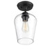 6-4037-1-BK Lighting/Ceiling Lights/Flush & Semi-Flush Lights