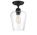 6-4037-1-BK Lighting/Ceiling Lights/Flush & Semi-Flush Lights