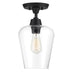 6-4037-1-BK Lighting/Ceiling Lights/Flush & Semi-Flush Lights