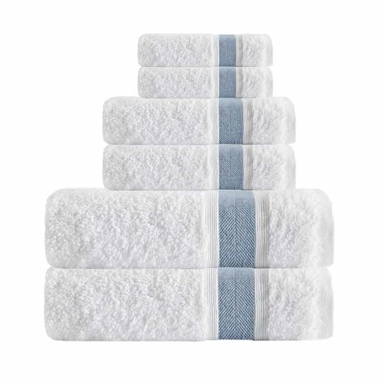 Product Image: UNIQ6PCSBLU Bathroom/Bathroom Linens & Rugs/Towel Set