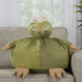 N1566-18X18-GREEN Decor/Furniture & Rugs/Ottomans Benches & Small Stools