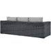 EEI-1874-GRY-GRY Outdoor/Patio Furniture/Outdoor Sofas