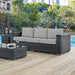 EEI-1874-GRY-GRY Outdoor/Patio Furniture/Outdoor Sofas