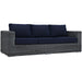 EEI-1874-GRY-NAV Outdoor/Patio Furniture/Outdoor Sofas