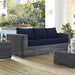 EEI-1874-GRY-NAV Outdoor/Patio Furniture/Outdoor Sofas