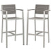 EEI-3155-SLV-GRY-SET Outdoor/Patio Furniture/Patio Bar Furniture