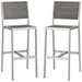 EEI-3156-SLV-GRY-SET Outdoor/Patio Furniture/Patio Bar Furniture