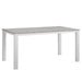 EEI-1749-WHI-LGR-SET Outdoor/Patio Furniture/Patio Dining Sets
