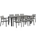 EEI-1753-BRN-GRY-SET Outdoor/Patio Furniture/Patio Dining Sets
