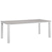 EEI-1753-WHI-LGR-SET Outdoor/Patio Furniture/Patio Dining Sets