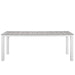 EEI-1753-WHI-LGR-SET Outdoor/Patio Furniture/Patio Dining Sets
