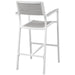 EEI-1755-WHI-LGR-SET Outdoor/Patio Furniture/Patio Bar Furniture