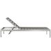 EEI-2247-SLV-GRY Outdoor/Patio Furniture/Outdoor Chaise Lounges