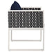 EEI-3053-WHI-NAV Outdoor/Patio Furniture/Outdoor Chairs
