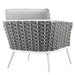 EEI-3054-WHI-GRY Outdoor/Patio Furniture/Outdoor Chairs